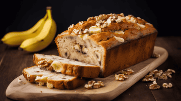 Bake Golden Banana Bread with Walnuts - A Delicious Treat
