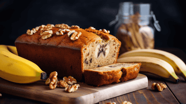 Bake Golden Banana Bread with Walnuts - A Delicious Treat