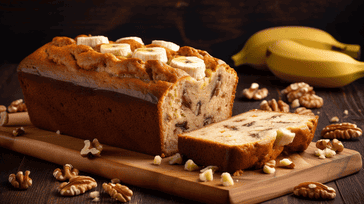 Bake Golden Banana Bread with Walnuts - A Delicious Treat