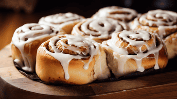 Delicious Homemade Cinnamon Rolls with Cream Cheese Glaze Recipe