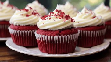 Delicious Red Velvet Cupcakes with Cream Cheese Frosting Recipe