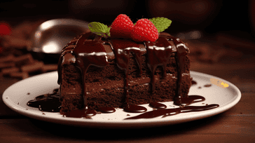 Indulge in Our Delectable Rich Chocolate Fudge Cake Today!